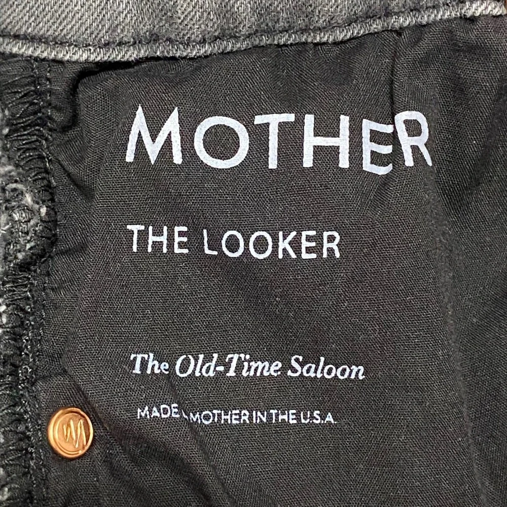 Mother The Looker Skinny Jeans The Old-Time Saloon Grey Size 25 1001-303